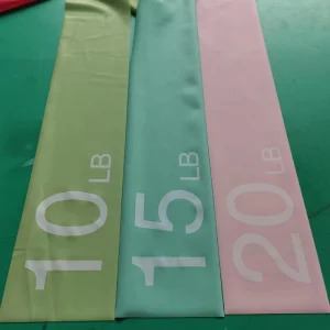 Set of 3 Resistance Bands Set 1.5M 4.9ft Skin Friendly Exercise Band with 3 Resistance Levels Workout Ideal for Yoga Gym Fitness