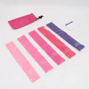Set of 5 Resistance Loop Bands for Home Fitness, Strength Training, and Physical Therapy