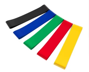 Set of 5 Resistance Loop Exercise Band Mini Loop Bands for Home Fitness Yoaa Pilates Physical Therapy