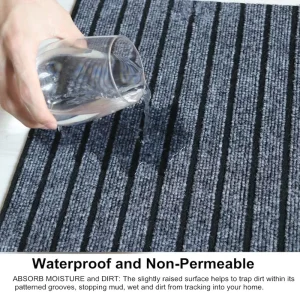 Seven-Striped Mat with TPR and PVC Backing for Indoor Outdoor Use Carpet Rolls