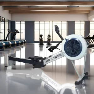 Shandong Minolt Commercial Fitness Equipment Cardio Exercise Foldable Steel Air Rower with 280kg Capacity