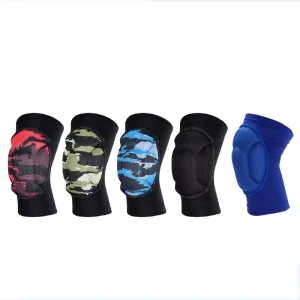Shock Absorbing Foam Knee Guards Anti Impact Slip Protection for Sports Cycling Dance Volleyball Football
