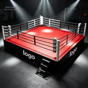 Shockproof Thickened Platform Boxing Wrestling Ring Designed for Long Term Commercial Gym Operation