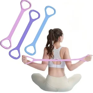 Shoulder Puller Chest Expander Exercise Bands Back Training Tension Rope Elastic Belt for Fitness Stretch