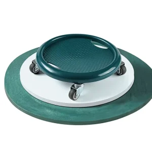 Silent 360-Degree Swivel Ab Roller Wheels Anti-Slip Core Trainer