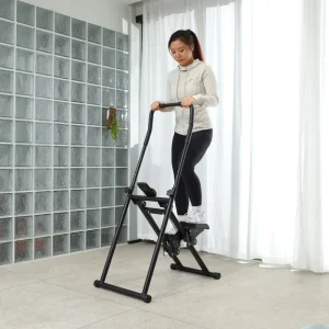 Silent Collapsible Manual In-Place Stair Stepper Climber