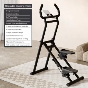 Silent Multifunctional In-Place Stepper Stair Climber Home Exercise Machine
