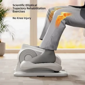 Silent Portable Electric Magnetic Control Under Desk Elliptical Machine Rehabilitation Pedal Exerciser for Home Office