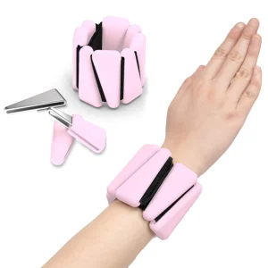 Silicone Ankle and Wrist Weight Bands with Adjustable Bracelet, Iron, Custom Logo