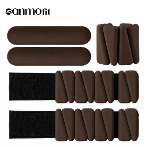 Silicone Ankle and Wrist Weights Set Non-Slip Wearable Segmented Flexible Dumbbell for Barre Yoga Pilates