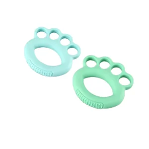 Silicone Bear Paw Shape Hand Gripper Strength Trainer Finger Exerciser for Forearm and Wrist Workout Equipment
