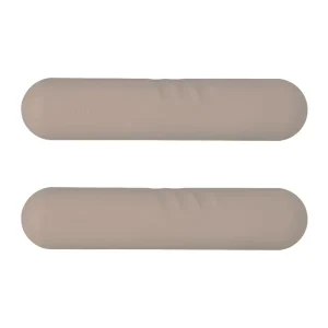Silicone-Coated Dumbbells, 1 kg and 2 kg, Milk Tea Color