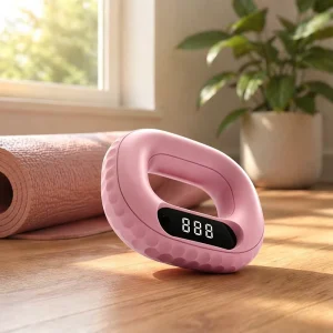 Silicone-Covered Digital Hand Gripper Automatic Rep Recording Gym and Office Use