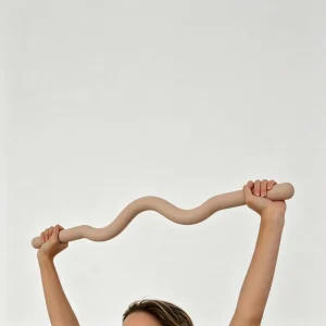 Silicone-Covered Weighted Bar, 15 lb