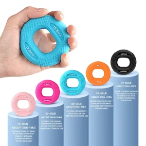 Silicone Dual-Resistance Tire Pattern Finger Trainer Hand Gripper