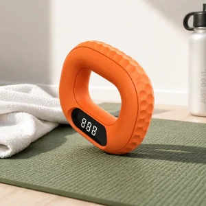 Silicone Electronic Counting Hand Gripper with Adjustable Tension for Wrist Recovery and Fitness