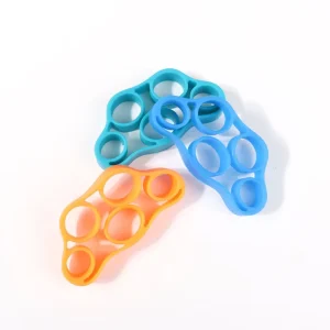 Silicone Finger Strength Trainer for Guitar, Piano and Violin, Five-Finger Resistance Ring