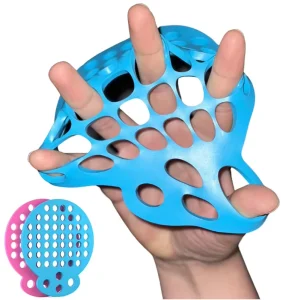 Silicone Finger Strengthener and Stretcher Hand Grip Training Net for Home Exercise