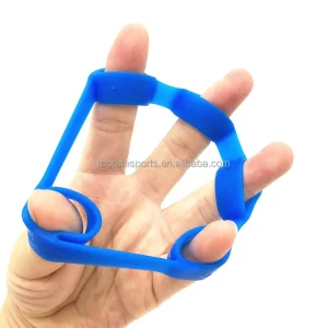 Silicone Finger Stretcher Hand Grip Exerciser Finger Resistance Band for Hand Strength Rehabilitation Training 6.6LB