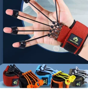 Silicone Finger and Forearm Strengthener Hand Gripper for Therapy and Home Use