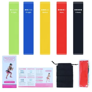 Silicone Fitness Exercise Hip and Glute Loop Resistance Bands
