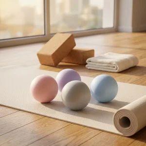 Silicone Gel Yoga Ball for Pilates, Neck Release and Foot Massage
