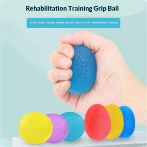 Silicone Hand Grip Ball for Stress Relief, Finger Exercise, and Hand Strengthening