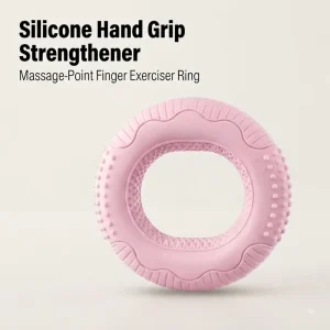 Silicone Hand Grip Strengthener Ring Finger Exerciser Adjustable Resistance Grip Trainer for Rock Climbing Gym Fitness