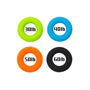 Silicone Hand Grip Trainer Finger Exercise Rubber Hand-Strength Ring Lightweight Portable Palm-Grip Loop Fitness Equipment