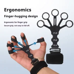 Silicone Hand Gripper for Finger Stretching Grip Strength Training Daily Workout