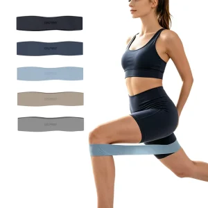 Silicone Heavy Resistance Elastic Bands Set for Yoga Pilates and Muscle Building