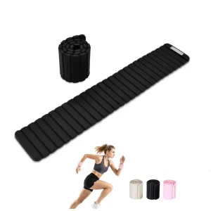 Silicone Magnetic Adjustable Square Ankle Wrist Weights, Iron, Non-Slip