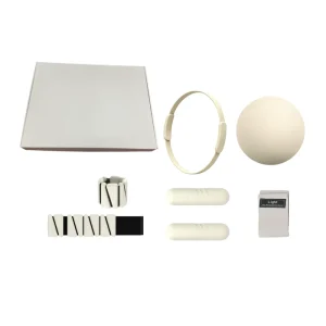 Silicone Pilates Kit with High-Elasticity Fiber Core, Non-Slip Handles and Box