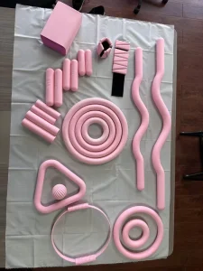 Silicone Pilates Weights, Bracelet Dumbbells, Yoga Block Workout Accessories