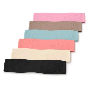 Silicone Resistance Band Textured Wide Loop 10LB-50LB Lower Body Training Factory Direct