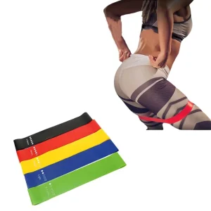 Silicone Rubber Stretch Loop Resistance Bands for Yoga