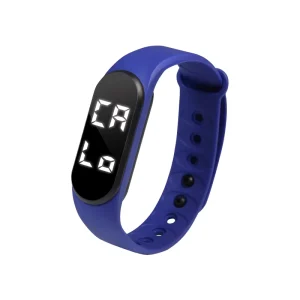 Silicone Smart Watch OLED Touch Screen Pedometer IP67 Waterproof Sports Sleep Tracker Alarm Clock 5-10 Days