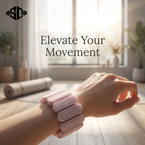 Silicone Wrist Weights 1lb 2lb Wearable Ankle Weights for Fitness Training