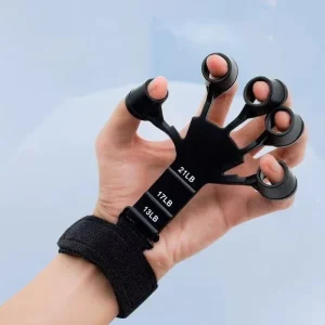 Silicone Wrist and Forearm Trainer, Thumb and Hand Grip Strengthener, Finger Exerciser for Arm Training