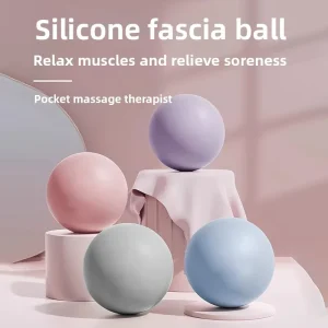 Silicone Yoga Ball Pilates Neck Release Solid Foot Massage Equipment Accessories XX-010