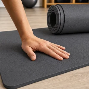 Single Color TPE Non-Slip Yoga Exercise Mat for Pilates