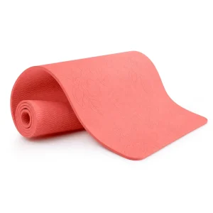 Single Color TPE Yoga Mat Non Slip Exercise Pad for Retail