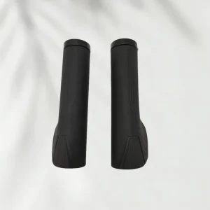 Single Lock-On Rubber Bicycle Handlebar Grips Non-Slip Black Waterproof for E-Bike MTB City Bike Road Bicycles