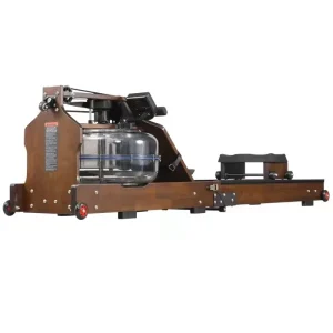 Single Scull Wood Frame Water Rowing Machine for Commercial Use