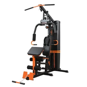 Single-Station Multifunctional Strength Training Machine with 75KG Weight Stack for Arms, Legs and Core