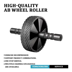 Single-Wheel Ab Roller for Abdominal and Core Training, Home Gym