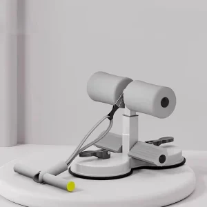 Sit-Up Bar with Suction Cup, Phone Bracket, and Resistance Bands for Core Workout