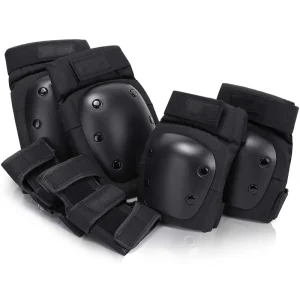 Skate Protective Gear Set with Helmet, Knee, Elbow, and Wrist Pads