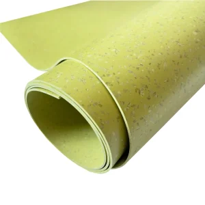 Slip-Resistant Homogeneous PVC Vinyl Floor 2mm Fire-Safe Antibacterial Medical Facility Flooring