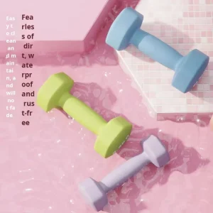 Small 2kg EVA Dumbbell Pair for Home, Yoga and Fitness Training